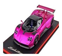 Modèle De Voiture De Course à Collectionner 1:18 pour Pagani Zonda C12 Monza Divers Modèles Voitures en Résine À Collectionner Ornements Proportionnels Supercar Décoration pour Chambre(Purple)