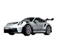 Modèle De Voiture De Course à Collectionner 1:18 pour Porsche 911 GT3 RS 2022 Modèle Voiture en Alliage Réaliste À Grande Échelle Adapté À La Décoration De Vacances Décoration pour Chambre(White)