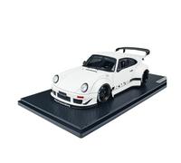 Modèle De Voiture De Course à Collectionner 1:18 pour Porsche RWB 930 Blanc Supercar Classique Alliage Modèle De Voiture Présentoir Décoration Modèle Décoration pour Chambre