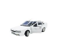 Modèle De Voiture De Course à Collectionner 1:18 pour Renault 21 Turbo Mk1 Blanc 1988 Modèle Voiture Alliage Blanc avec Portes Ouvrantes Petit Jouet Moulé Pression Décoration pour Chambre
