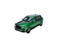 Modèle De Voiture De Course à Collectionner 1:18 pour Rolls-Royce Cullinan Rose Vert Rétro Décoratif en Alliage Modèle De Voiture Collectionneur Vitrine Décoration pour Chambre(Green)