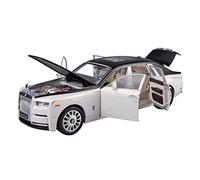 Modèle De Voiture De Course à Collectionner 1 18 pour Rolls-Royce Phantom Alliage Moulé sous Pression Modèle De Voiture Son Et Lumière Retirer Jouet Cadeau De Mode Décoration pour Chambre(A)