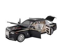 Modèle De Voiture De Course à Collectionner 1 18 pour Rolls-Royce Phantom Alliage Moulé sous Pression Modèle De Voiture Son Et Lumière Retirer Jouet Cadeau De Mode Décoration pour Chambre(C)