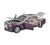 Modèle De Voiture De Course à Collectionner 1 18 pour Rolls-Royce Phantom Alliage Moulé sous Pression Modèle De Voiture Son Et Lumière Retirer Jouet Cadeau De Mode Décoration pour Chambre(D)