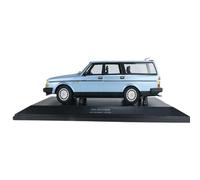 Modèle De Voiture De Course à Collectionner 1:18 pour Volvo 240 GL 1986 Modèle Voiture Scellé en Alliage Tricolore Véhicule Réaliste Collection Moulée sous Pression Décoration pour Chambre(Blue)