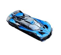 Modèle De Voiture De Course à Collectionner 1:24 pour Bugatti Bolide Fire Meteor Voiture De Sport Jouet Voiture en Métal Modèle De Voiture Multicolore Surprise Car Décoration pour Chambre(Blue)