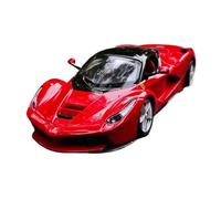 Modèle De Voiture De Course à Collectionner 1:24 pour Ferrari LaFerrari Voiture De Sport Réaliste Deux Couleurs Modèle De Voiture en Alliage Jouet pour Meilleur Ami Décoration pour Chambre(Red)