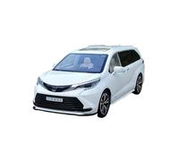 Modèle De Voiture De Course à Collectionner 1/24 pour Toyota Sena Alliage MPV Modèle De Voiture d'affaires avec Fonction Son Et Lumière Jouet Fourgon Ornements Décoration pour Chambre(White)