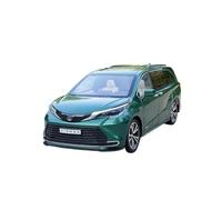 Modèle De Voiture De Course à Collectionner 1/24 pour Toyota Sena Alliage MPV Modèle De Voiture d'affaires avec Fonction Son Et Lumière Jouet Fourgon Ornements Décoration pour Chambre(Green)