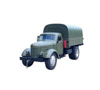 Modèle De Voiture De Course à Collectionner 1/24 pour Véhicule Militaire Rétro CA10 Camion Alliage Voiture Son Et Lumière Tirer Arrière Modèle Militaire Jouet Décoration pour Chambre(Green B)
