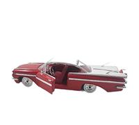Modèle De Voiture De Course à Collectionner 1 24 pour Vintage 1959 Chevy Impala Classique en Alliage De Métal Voiture De Sport Simulation Collection Cadeau Décoration pour Chambre