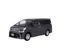 Modèle De Voiture De Course à Collectionner 1:30 pour Alphard Vellftre Mpv Alliage Simulation Jouet Voiture Modèle Adulte Collection Affichage Modèle Décoration pour Chambre(Gray)
