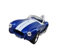 Modèle De Voiture De Course à Collectionner 1:36 pour Ford Shelby GT Mustang Cobra Alliage Modèle De Voiture Décoration Intérieure De Voiture Ornements en Métal Décoration pour Chambre(Blue A)