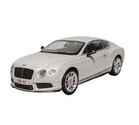 Modèle De Voiture De Course à Collectionner 1:43 pour Bentley Continental GT V8 White Edition Alliage Voiture Métal Ornements Fête Surprise Décoration pour Chambre