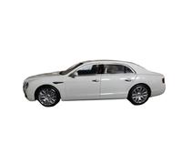Modèle De Voiture De Course à Collectionner 1/43 pour Bentley Flying Spur W12 Alliage Blanc Modèle Voiture Berline Classique Moulé Pression Ornements Décoration Décoration pour Chambre