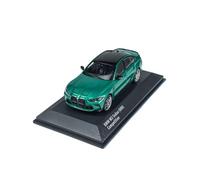 Modèle De Voiture De Course à Collectionner 1:43 pour BMW G80 M3 M Isle of Man Modèle De Voiture À L'échelle en Alliage Multicolore Berline Mini Modèle De Jouet Décoration pour Chambre(Green)