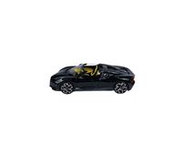 Modèle De Voiture De Course à Collectionner 1:43 pour Bugatti W16 Mistral Noir Alliage Moulé sous Pression Véhicule Miniature Modèle D'affichage Décoratif Décoration pour Chambre