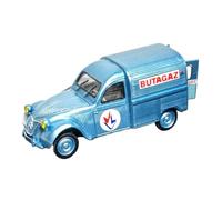 Modèle De Voiture De Course à Collectionner 1:43 pour Citroën 2CV AZU 1955 Camion Transporteur Modèle Décoratif en Alliage avec Accessoires Décoration pour Chambre