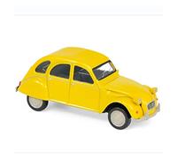 Modèle De Voiture De Course à Collectionner 1 43 pour Citroen 2CV Rétro Voiture Alliage Simulation Voiture Modèle Adulte Collection Souvenir Affichage Décoration pour Chambre(Yellow)