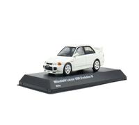 Modèle De Voiture De Course à Collectionner 1:43 pour Mitsubishi Lancer Evolution III Modèle De Mini Voiture en Alliage Bicolore Collection De Voitures Classiques Décoration pour Chambre(White)