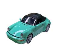 Modèle De Voiture De Course à Collectionner 1:43 pour Porsche 911 964 Speedster Turbo Look 1993 VM166 Modèle en Résine Voiture Statique Multicolore Décoration pour Chambre(Green)