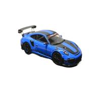 Modèle De Voiture De Course à Collectionner 1:43 pour Porsche 911 (991.2) GT2RS Mr Bleu Supercar Voiture De Rue Décoration Statique Modèle De Jouet Décoration pour Chambre