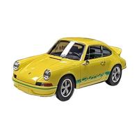 Modèle De Voiture De Course à Collectionner 1:43 pour Porsche 911 Carrera RS 2.7 VM009 Ornements De Véhicule en Alliage Multicolore Édition Collector 1973 Décoration pour Chambre(Yellow)