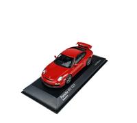 Modèle De Voiture De Course à Collectionner 1:43 pour Porsche 911 GT3-2009 Modèle De Voiture De Sport À Queue Courte Rouge Ornements Décoratifs en Métal Décoration pour Chambre