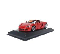 Modèle De Voiture De Course à Collectionner 1:43 pour Porsche Carrera GT 2003 Rouge Modèle Moulé sous Pression en Alliage Véhicule Présentoir Ornement Souvenir Décoration pour Chambre