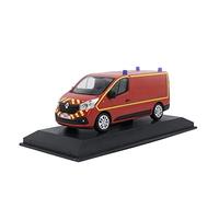 Modèle De Voiture De Course à Collectionner 1 43 pour Renault Trafic Alliage Modèle Simulation Voiture Mode Adulte Cadeau Objets De Collection Affichage Décoration pour Chambre(Rouge)