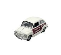 Modèle De Voiture De Course à Collectionner 1/43 pour Siège 600 Fourgon Miniature en Alliage Fermé Modèle De Camion Blanc Collectionneur Vitrine Ornement Décoration pour Chambre
