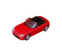 Modèle De Voiture De Course à Collectionner 1:43 pour Suzuki Cappuccino 1991 Kei Car Petite Voiture De Sport Biplace Rouge Décapotable Voiture Rétro Décoration pour Chambre