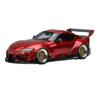 Modèle De Voiture De Course à Collectionner 1:43 pour Toyota Pandem GR Supra Ver.1 2019 Véhicule en Résine Multicolore Édition Limitée Modèle Réaliste Décoration pour Chambre(Red)