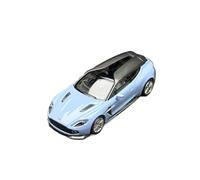 Modèle De Voiture De Course à Collectionner 1:64 pour Aston Martin Vanquish Zagato Alliage Vitrine Collection Modèle Échelle Voiture Adaptée pour Anniversaire Décoration pour Chambre(Blue)