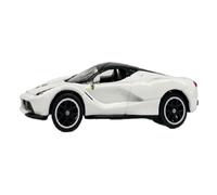 Modèle De Voiture De Course à Collectionner 1:64 pour Ferrari Entièrement Fermé Cabriolet en Alliage Moulé sous Pression Modèle De Voiture Mini Ornements Collection Décoration pour Chambre(White)
