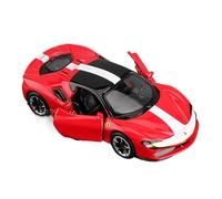 Modèle De Voiture De Course à Collectionner 1:64 pour Ferrari SP3 Voiture Sport Alliage Modèle Voiture Mini Modèle du Bout des Doigts Échelle Voiture Décoration pour Chambre