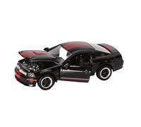 Modèle De Voiture De Course à Collectionner 1/64 pour Ford GT 2008 Mustang Voiture De Sport Modèle en Alliage Noir Étude Collection Affichage Décoration pour Chambre