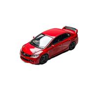 Modèle De Voiture De Course à Collectionner 1:64 pour Honda Civic FD2 Mugen RR Modèle De Voiture en Alliage Rouge Collection Voiture De Sport Ornements De Mode Décoration pour Chambre