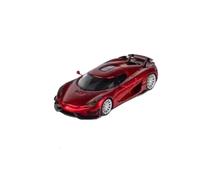 Modèle De Voiture De Course à Collectionner 1:64 pour Koenigsegg Voitures Sport De Luxe Modèle Édition Limitée Jouets pour Adultes Collection Souvenirs Classiques Décoration pour Chambre(Red)