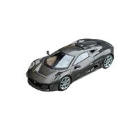 Modèle De Voiture De Course à Collectionner 1:64 pour Le Modèle Voiture en Alliage Noir Jaguar C-X75 997 Authentiquement Détaillé Et Exposé pour Les Collectionneurs Décoration pour Chambre