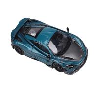 Modèle De Voiture De Course à Collectionner 1:64 pour McLaren 765LT Senna Voiture De Sport Simulation Ornements en Métal Alliage Modèle De Voiture Jouet Décoration pour Chambre(Green)