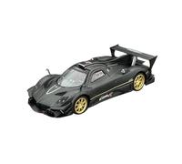 Modèle De Voiture De Course à Collectionner 1:64 pour Pagani Revolucion Dry Carbon Edition Alliage Noir Modèle De Voiture Vintage Voiture Artisanat pour Collection Décoration pour Chambre