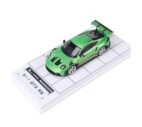 Modèle De Voiture De Course à Collectionner 1:64 pour Porsche 911 992 GT3 RS Supercar Alliage Voiture Design Classique Style Mode Modèle Collection Décoration pour Chambre(Green)