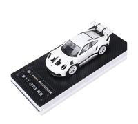 Modèle De Voiture De Course à Collectionner 1:64 pour Porsche 911 992 GT3 RS Supercar Alliage Voiture Design Classique Style Mode Modèle Collection Décoration pour Chambre(White)