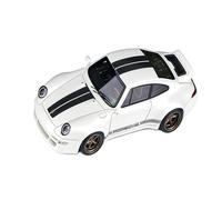 Modèle De Voiture De Course à Collectionner 1:64 pour Porsche 993 RWB 400R Modèle De Voiture Supercar en Résine Rouge Et Blanche Modèle en Édition Limitée Décoration pour Chambre(White)
