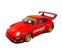 Modèle De Voiture De Course à Collectionner 1/64 pour Porsche 993 RWB Modèle Voiture en Alliage Ornements Gâteau Petite Voiture Jouet Modèle D'affichage De Voiture Décoration pour Chambre