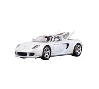 Modèle De Voiture De Course à Collectionner 1:64 pour Porsche Carrera Cabriolet Voiture De Sport Simulation Alliage Modèle Voiture Échelle Voiture Jouet Décoration Décoration pour Chambre(White)