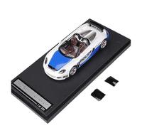 Modèle De Voiture De Course à Collectionner 1:64 pour Porsche Carrera Cabriolet Voiture De Sport Simulation Alliage Modèle Voiture Échelle Voiture Jouet Décoration Décoration pour Chambre(Blue B)