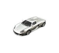 Modèle De Voiture De Course à Collectionner 1:64 pour Porsche Carrera GT Résine Modèle De Voiture Argent Ornement Véhicule À La Mode Décoration l'espace Décoration pour Chambre