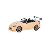 Modèle De Voiture De Course à Collectionner 1:64 pour S2000 Véhicule en Résine Jaune Berline Édition Spéciale Modèle De Berline À Petite Échelle Jouet Collection Décoration pour Chambre